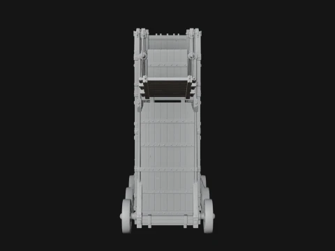 ROME - Siege Tower Design 1 - 3D Print Model 3D Print Model