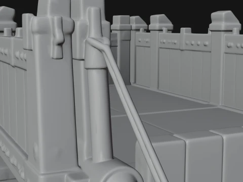 ROME - Siege Tower Design 1 - 3D Print Model 3D Print Model