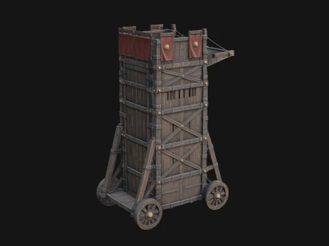 ROME - Siege Tower Design 2 - 3D Print Model 3D Print Model