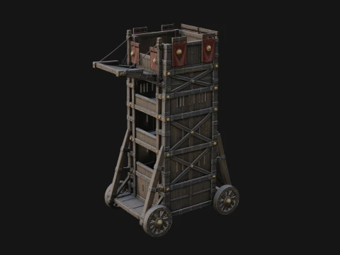 ROME - Siege Tower Design 2 - 3D Print Model 3D Print Model