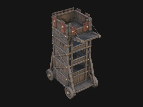 ROME - Siege Tower Design 2 - 3D Print Model 3D Print Model