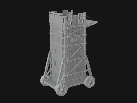 ROME - Siege Tower Design 2 - 3D Print Model 3D Print Model