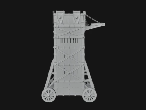 ROME - Siege Tower Design 2 - 3D Print Model 3D Print Model