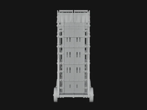 ROME - Siege Tower Design 2 - 3D Print Model 3D Print Model