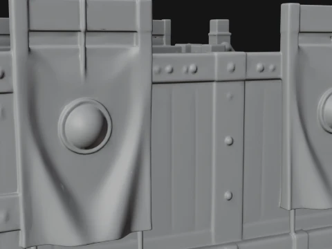 ROME - Siege Tower Design 2 - 3D Print Model 3D Print Model