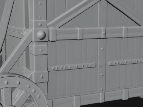 ROME - Siege Tower Design 2 - 3D Print Model 3D Print Model