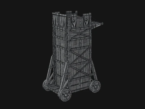 ROME - Siege Tower Design 2 - 3D Print Model 3D Print Model