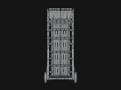 ROME - Siege Tower Design 2 - 3D Print Model 3D Print Model