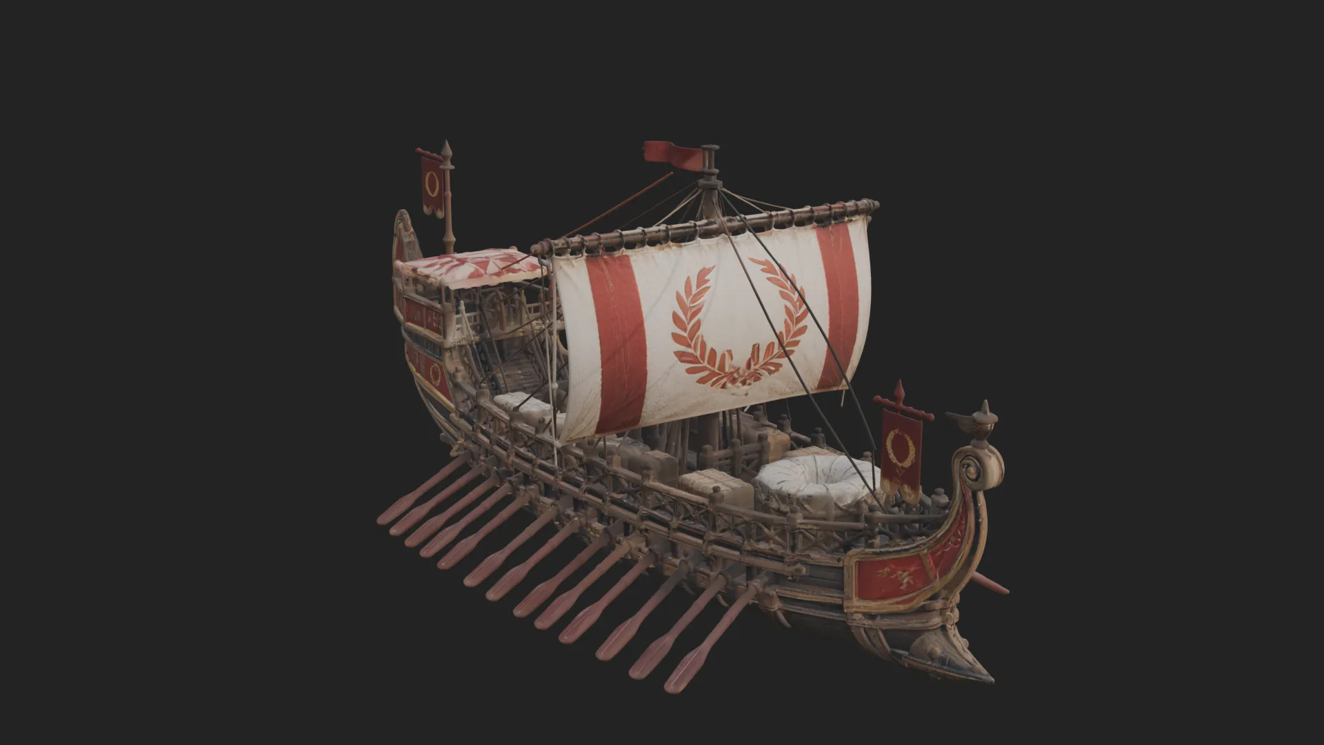 ROME - Cargo Ship Design 2 - 3D Print Model 3D Print Model .c4d .max .obj .3ds .fbx .stl .blend 