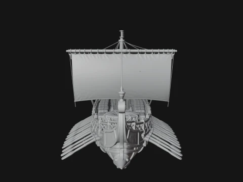 ROME - Cargo Ship Design 2 - 3D Print Model 3D Print Model