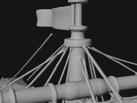 ROME - Cargo Ship Design 2 - 3D Print Model 3D Print Model
