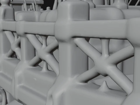 ROME - Cargo Ship Design 2 - 3D Print Model 3D Print Model