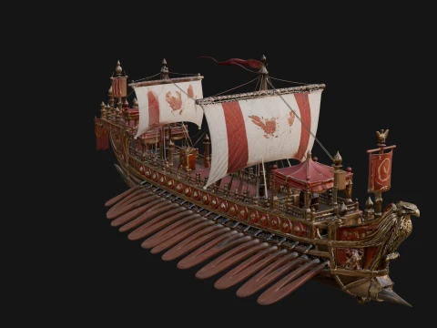 ROME - Warship Design 1 - 3D Print Model 3D Print Model