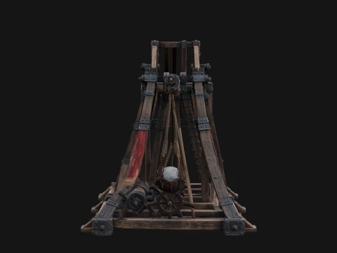 ROME - Trebuchet Design 1 - 3D Print Model 3D Print Model