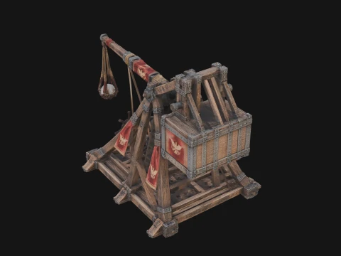 ROME - Trebuchet Design 1 - 3D Print Model 3D Print Model