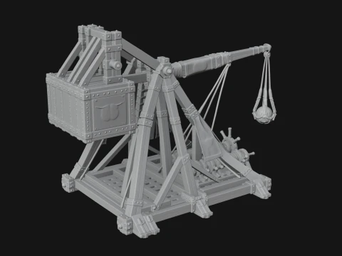 ROME - Trebuchet Design 1 - 3D Print Model 3D Print Model