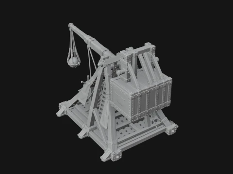 ROME - Trebuchet Design 1 - 3D Print Model 3D Print Model