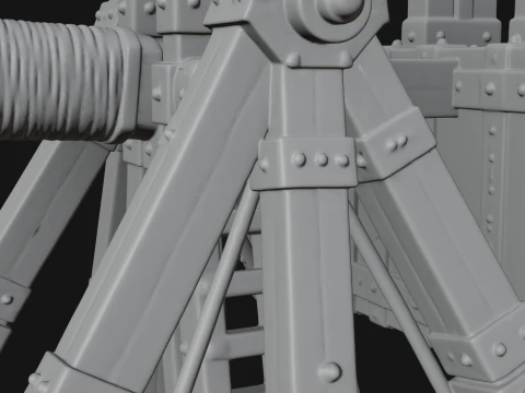 ROME - Trebuchet Design 1 - 3D Print Model 3D Print Model