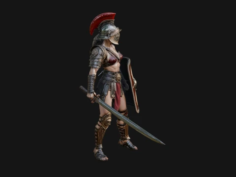 ROME - Gladiatrix Design 1 - 3D Print Model 3D Print Model