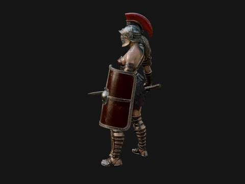 ROME - Gladiatrix Design 1 - 3D Print Model 3D Print Model