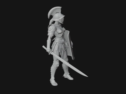 ROME - Gladiatrix Design 1 - 3D Print Model 3D Print Model