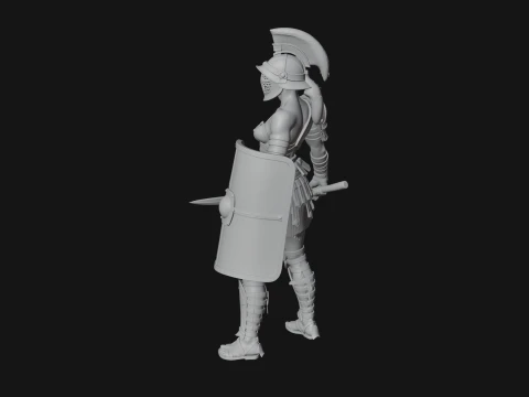 ROME - Gladiatrix Design 1 - 3D Print Model 3D Print Model
