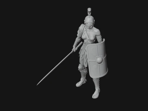 ROME - Gladiatrix Design 1 - 3D Print Model 3D Print Model