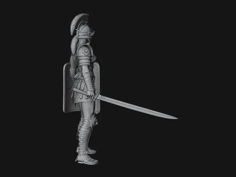 ROME - Gladiatrix Design 1 - 3D Print Model 3D Print Model