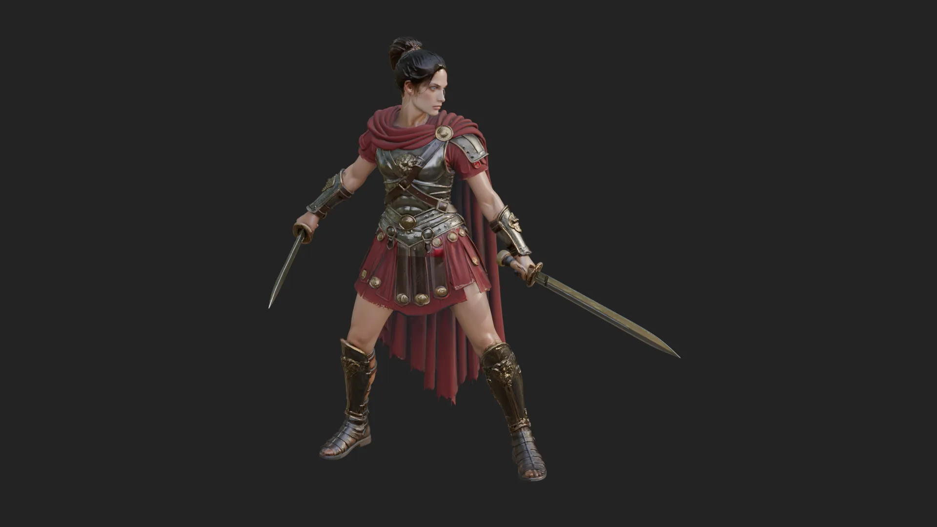 ROME - Gladiatrix Design 3 - 3D Print Model 3D Print Model .c4d .max .obj .3ds .fbx .stl .blend 