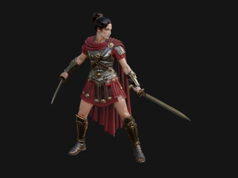 ROME - Gladiatrix Design 3 - 3D Print Model 3D Print Model