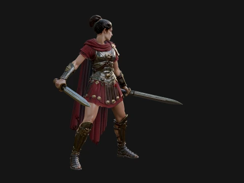 ROME - Gladiatrix Design 3 - 3D Print Model 3D Print Model