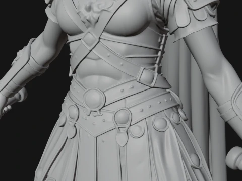 ROME - Gladiatrix Design 3 - 3D Print Model 3D Print Model