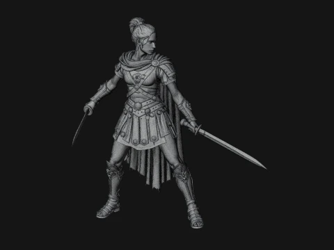 ROME - Gladiatrix Design 3 - 3D Print Model 3D Print Model