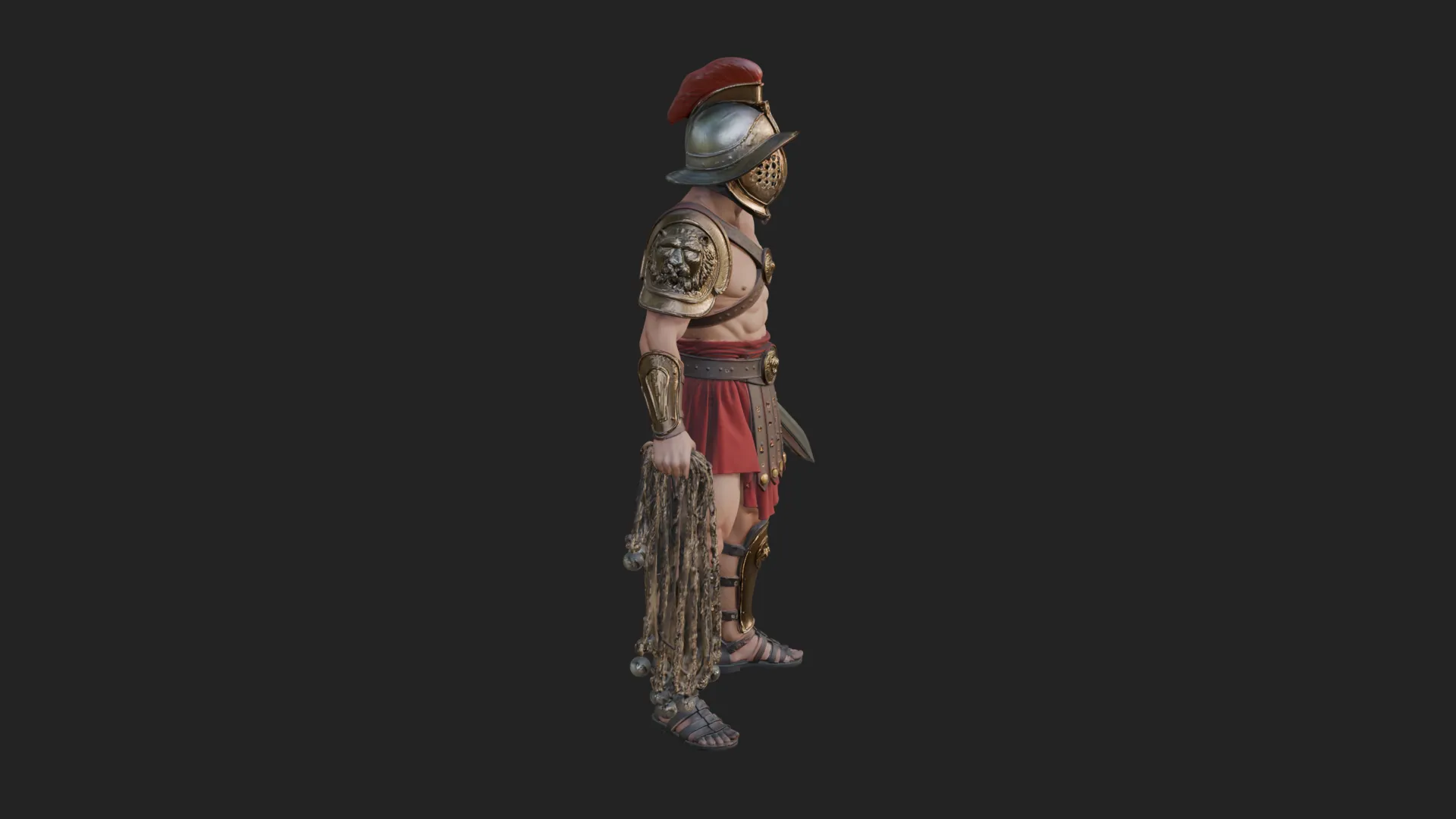 ROME - Gladiator Design 1 - 3D Print Model 3D Print Model .c4d .max .obj .3ds .fbx .stl .blend 
