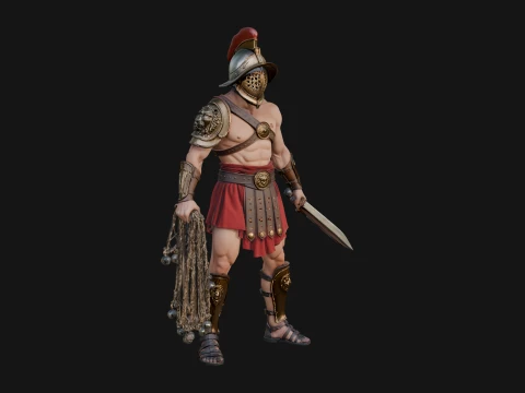 ROME - Gladiator Design 1 - 3D Print Model 3D Print Model