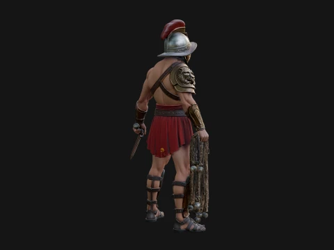 ROME - Gladiator Design 1 - 3D Print Model 3D Print Model