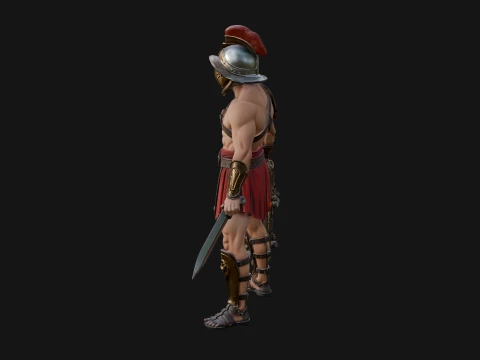ROME - Gladiator Design 1 - 3D Print Model 3D Print Model