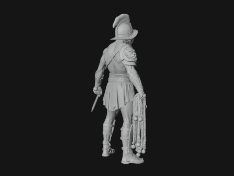 ROME - Gladiator Design 1 - 3D Print Model 3D Print Model