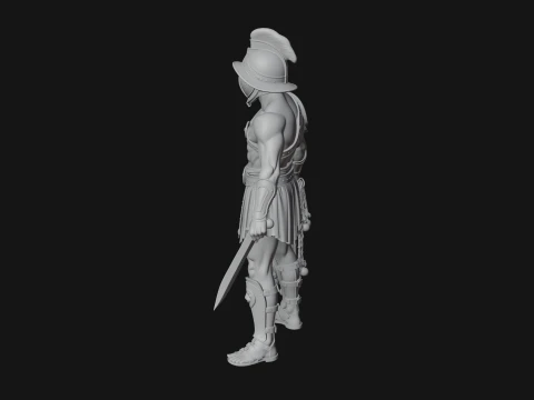 ROME - Gladiator Design 1 - 3D Print Model 3D Print Model