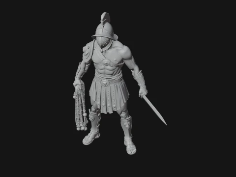 ROME - Gladiator Design 1 - 3D Print Model 3D Print Model