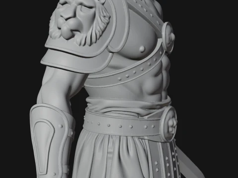 ROME - Gladiator Design 1 - 3D Print Model 3D Print Model