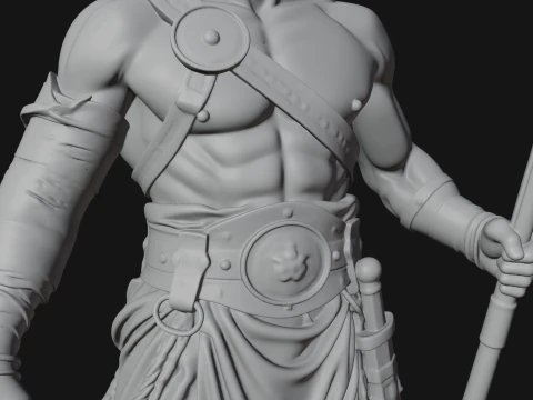 ROME - Retiarius Gladiator Design 1 - 3D Print Model 3D Print Model