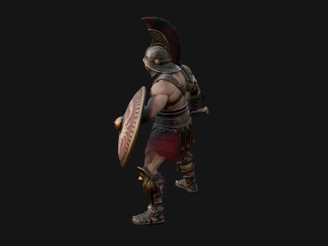ROME - Gladiator Design 2 - 3D Print Model 3D Print Model