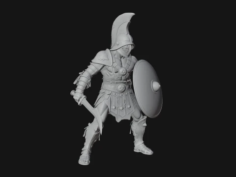 ROME - Gladiator Design 2 - 3D Print Model 3D Print Model