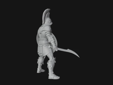 ROME - Gladiator Design 2 - 3D Print Model 3D Print Model