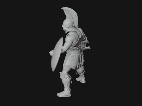 ROME - Gladiator Design 2 - 3D Print Model 3D Print Model