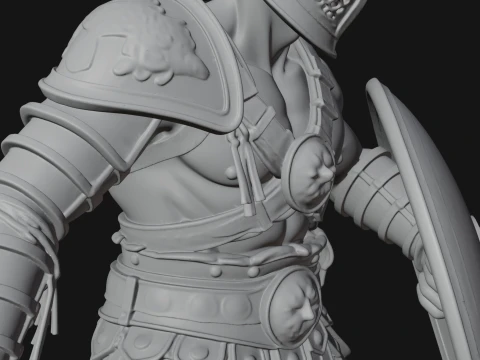 ROME - Gladiator Design 2 - 3D Print Model 3D Print Model