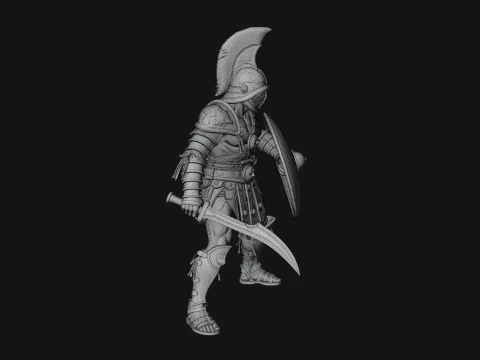 ROME - Gladiator Design 2 - 3D Print Model 3D Print Model