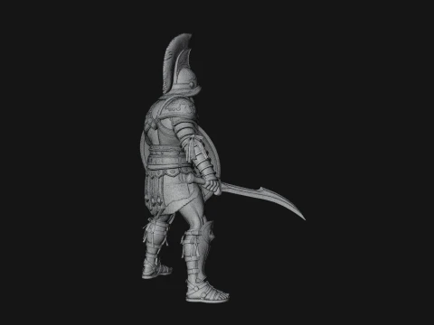 ROME - Gladiator Design 2 - 3D Print Model 3D Print Model