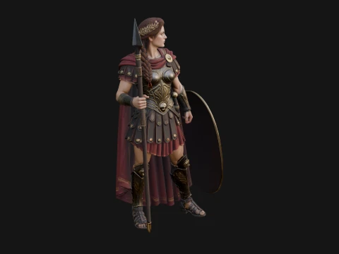 ROME - Woman Officer Design 2 - 3D Print Model 3D Print Model